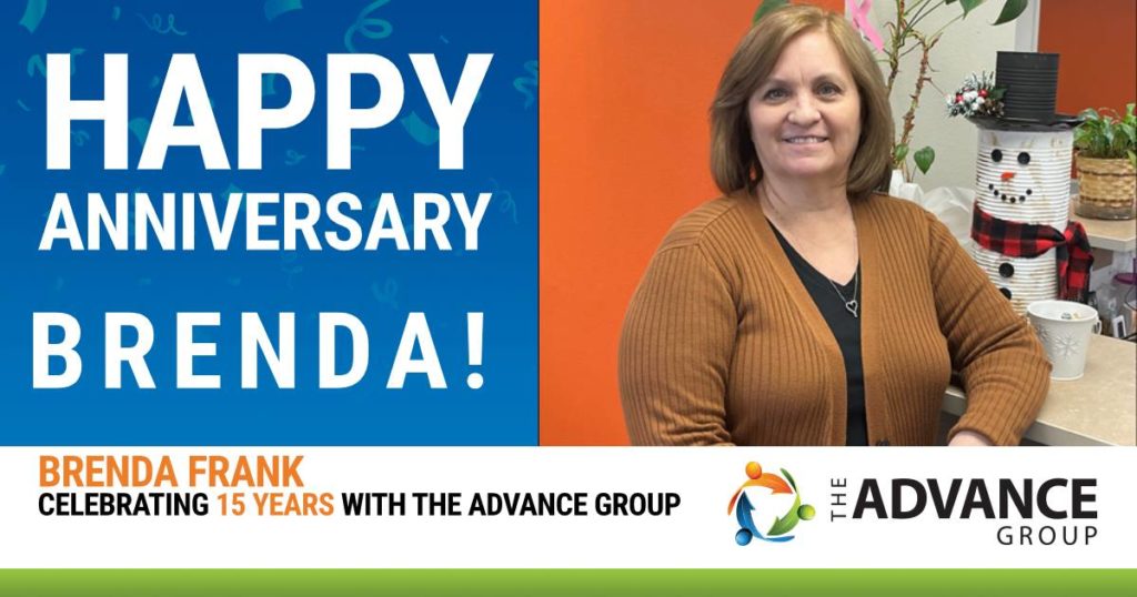 Happy 15th Anniversary, Brenda Frank! The Advance Group